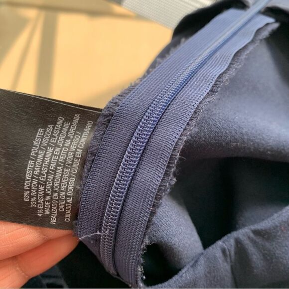 TAHARI BLUE STRIAGHT LEG PANTS - Picture 12 of 13